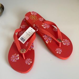 New! Tory Burch Flip Flops Size 9